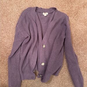 Cat & Jack Lavender Knit Cardigan (SOLD)
